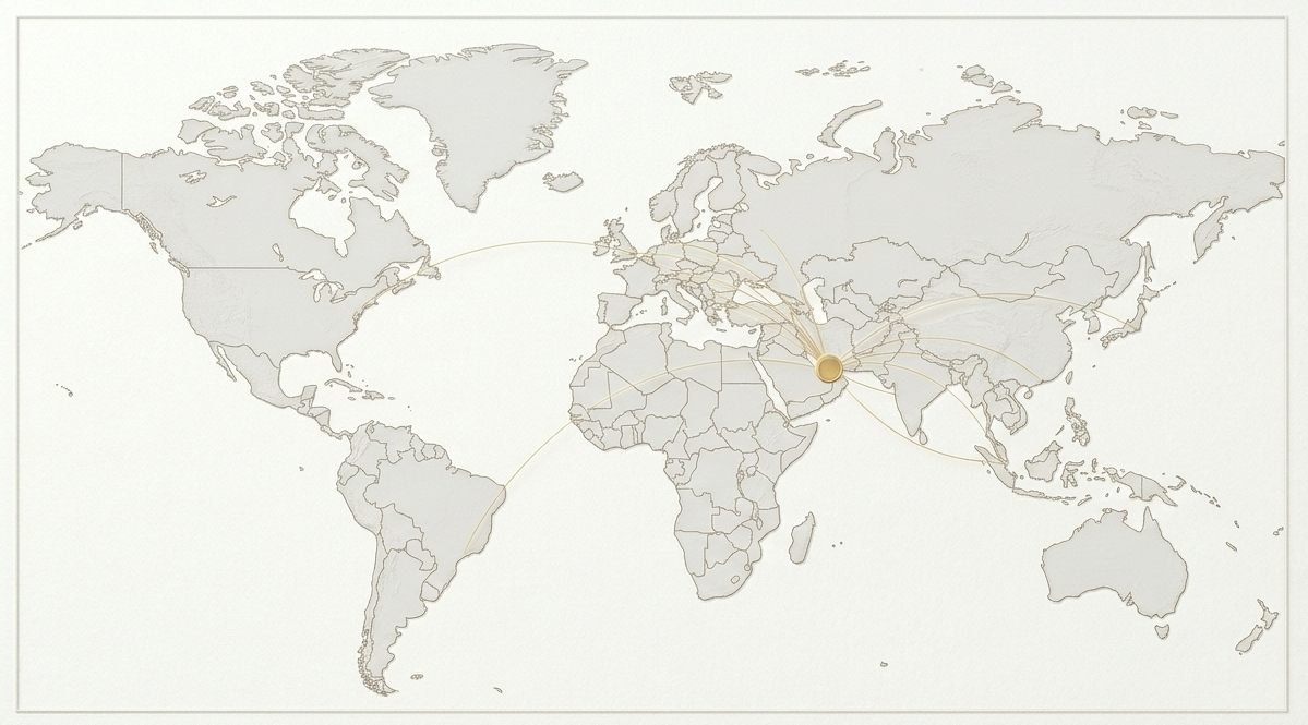 Scienify markets map showing Europe, Middle East and Asia